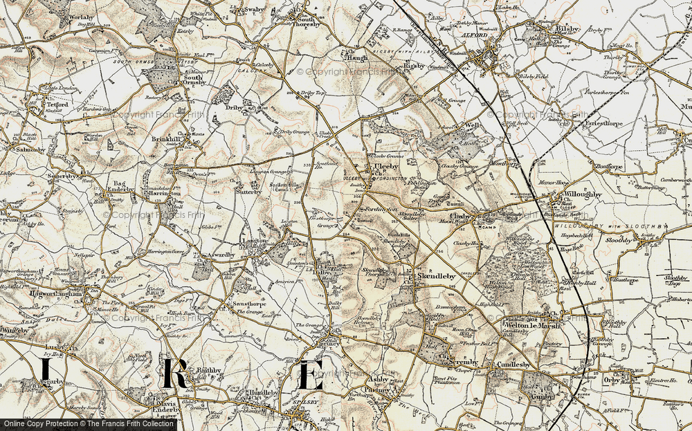 Old Map of Fordington, 1902-1903 in 1902-1903