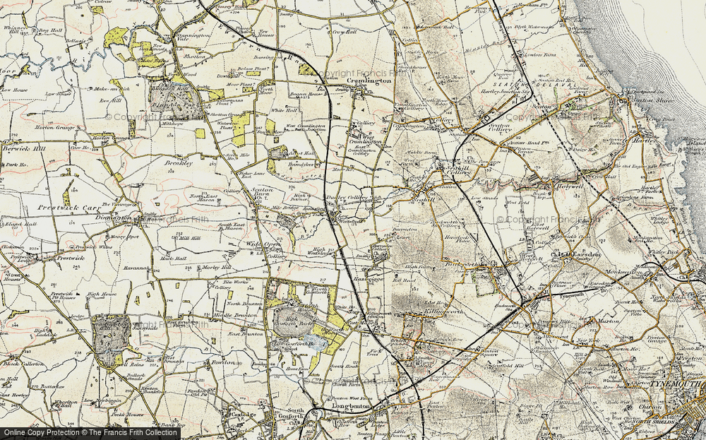 Old Map of Fordley, 1901-1903 in 1901-1903