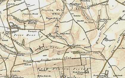 Old map of Lang Dale in 1903-1904