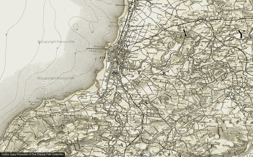 Old Map of Forehill, 1904-1906 in 1904-1906