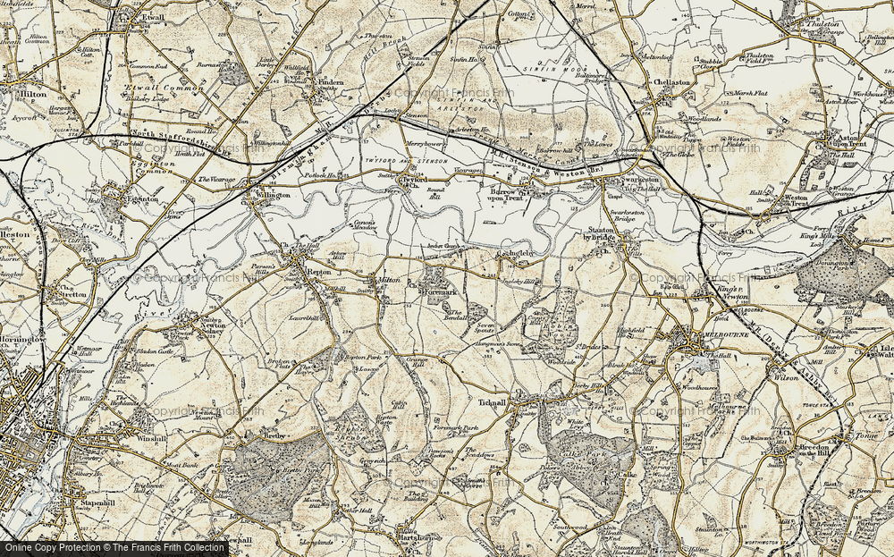 Old Map of Foremark, 1902-1903 in 1902-1903
