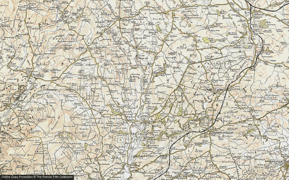 Old Map of Forest Becks, 1903-1904 in 1903-1904