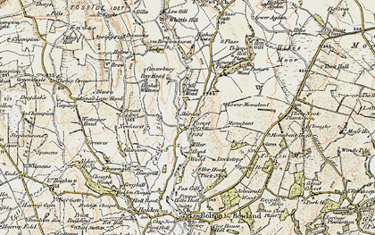 Old map of Forest Becks in 1903-1904