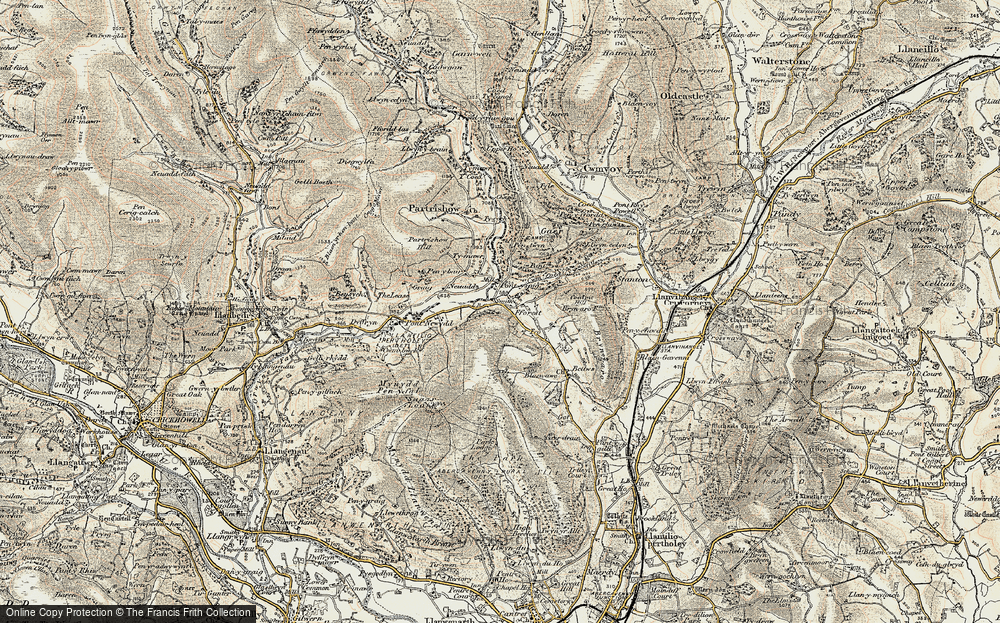 Old Map of Forest Coal Pit, 1899-1901 in 1899-1901