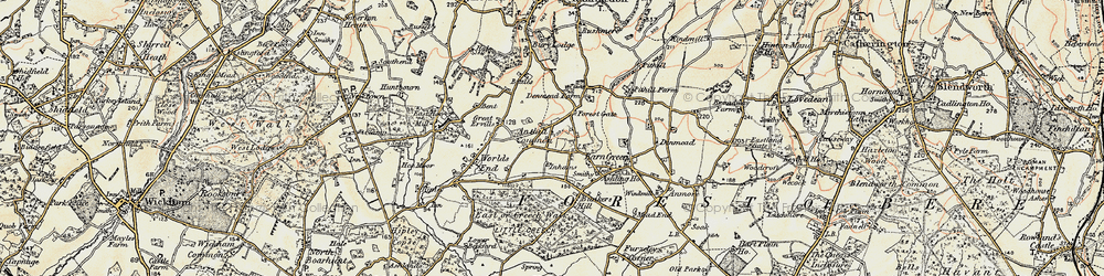 Old map of Forest Gate in 1897-1899