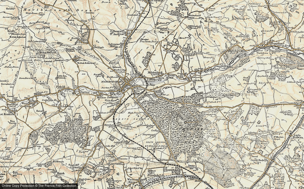 Old Map of Forest Hill, 1897-1899 in 1897-1899