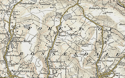 Old map of Forest Holme in 1903