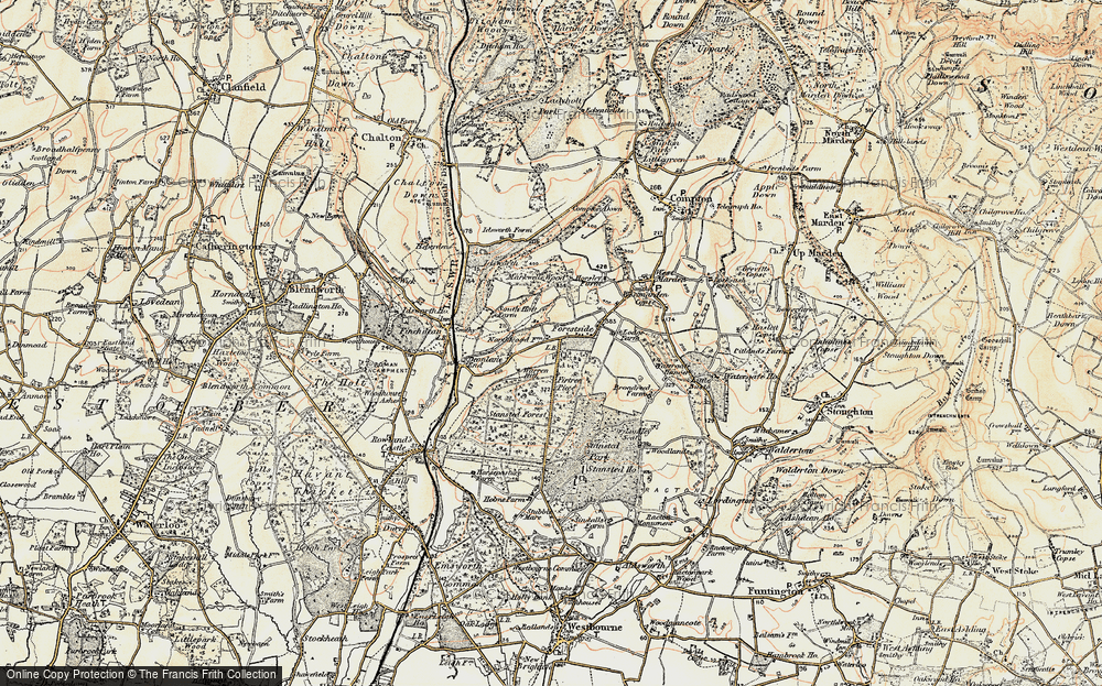 Old Map of Forestside, 1897-1899 in 1897-1899