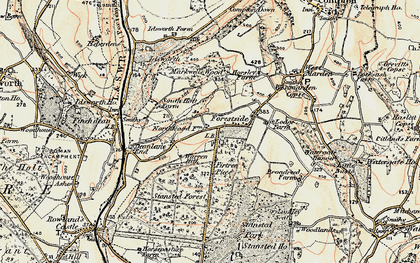 Old map of Forestside in 1897-1899