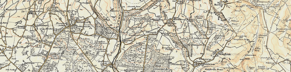 Old map of Forestside in 1897-1899