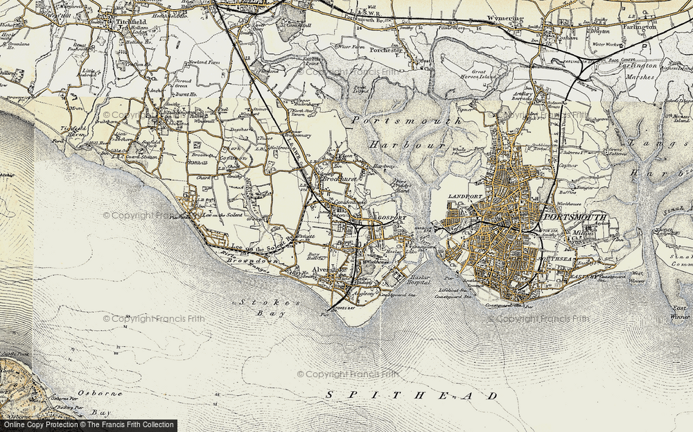 Old Map of Forton, 1897-1899 in 1897-1899