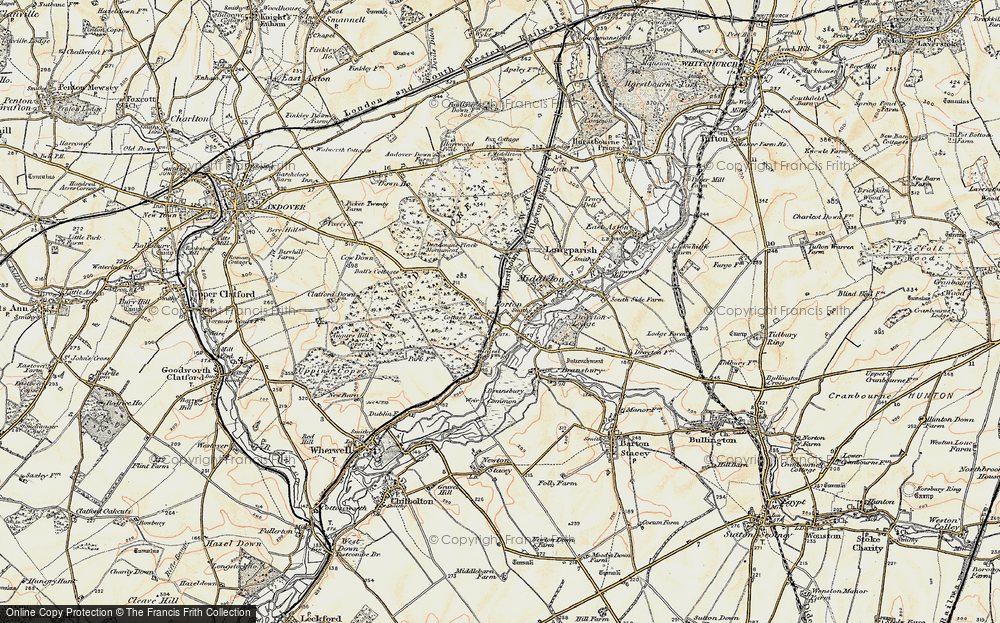 Old Map of Forton, 1897-1900 in 1897-1900
