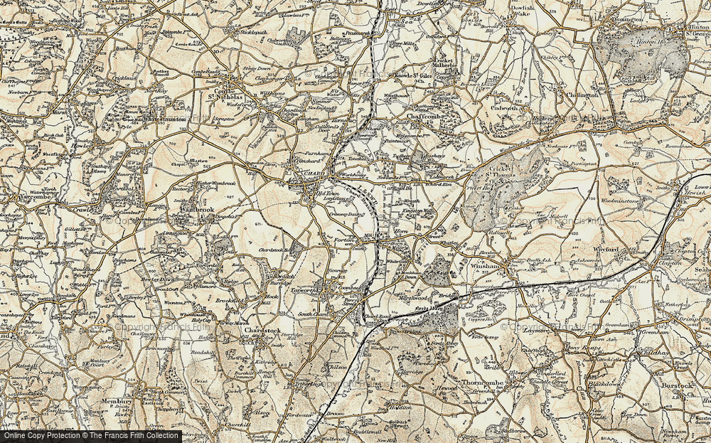 Old Map of Forton, 1898-1899 in 1898-1899