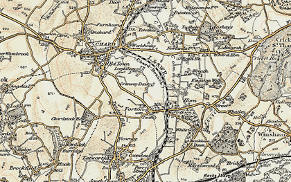 Old map of Forton in 1898-1899