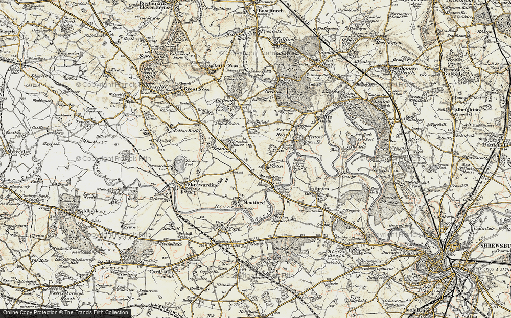 Old Map of Forton, 1902 in 1902