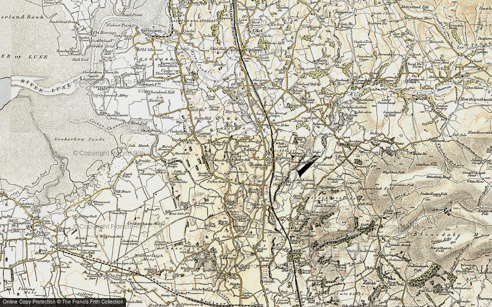 Old Map of Forton, 1903-1904 in 1903-1904