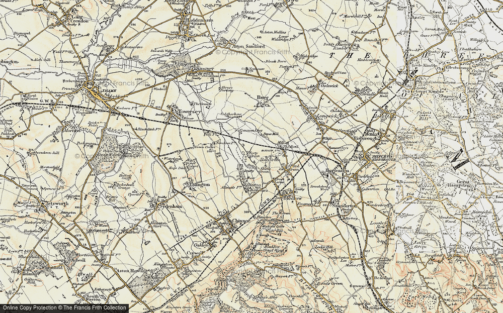 Old Map of Forty Green, 1897-1898 in 1897-1898
