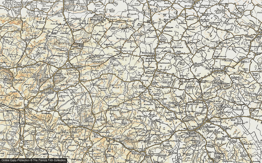 Old Map of Fosten Green, 1897-1898 in 1897-1898