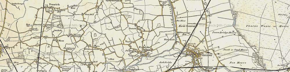 Old map of Fosterhouses in 1903