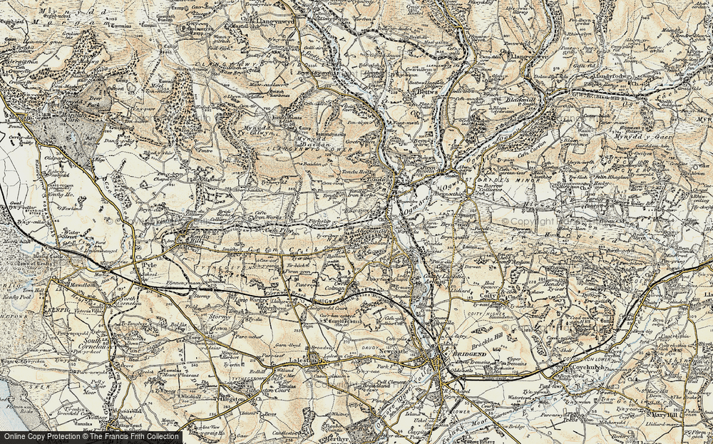 Old Map of Fountain, 1900-1901 in 1900-1901