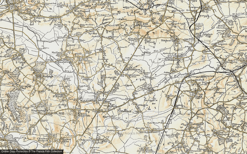 Old Map of Four Foot, 1899 in 1899