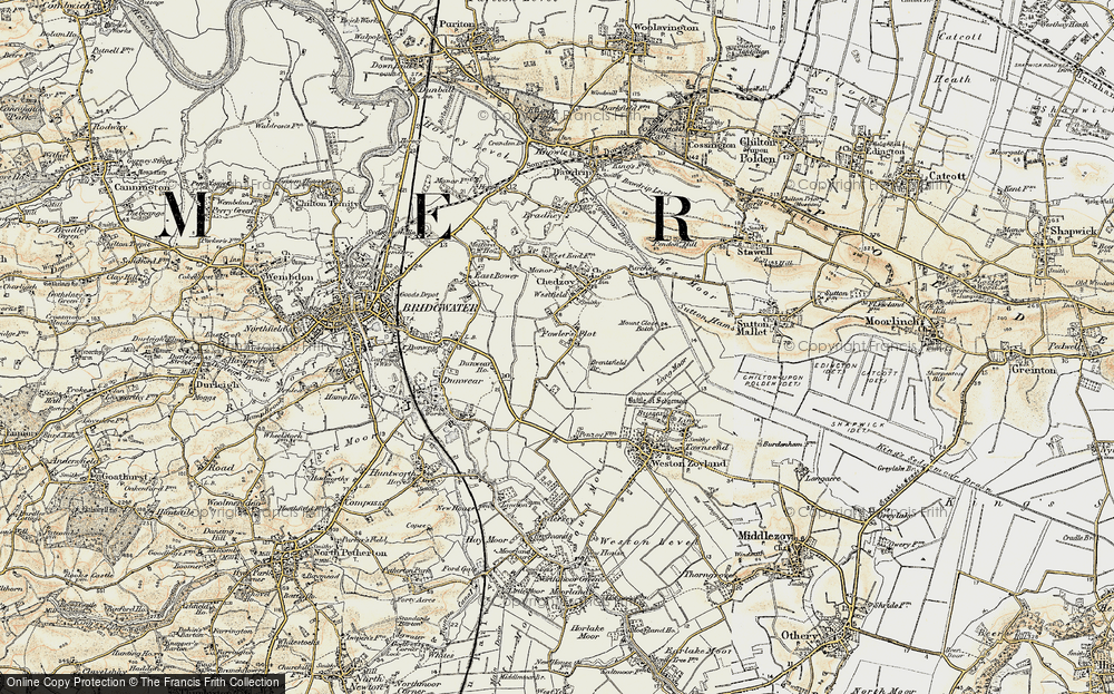 Old Map of Fowler's Plot, 1898-1900 in 1898-1900