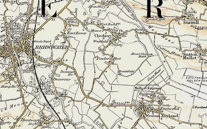 Old map of Fowler's Plot in 1898-1900