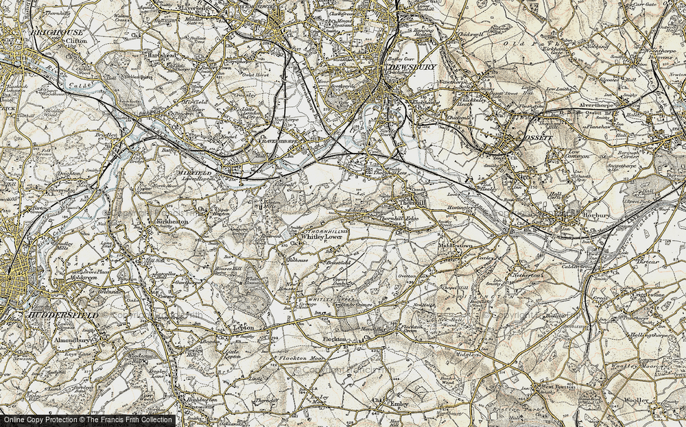 Old Map of Fox Royd, 1903 in 1903