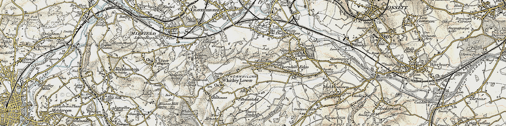Old map of Fox Royd in 1903