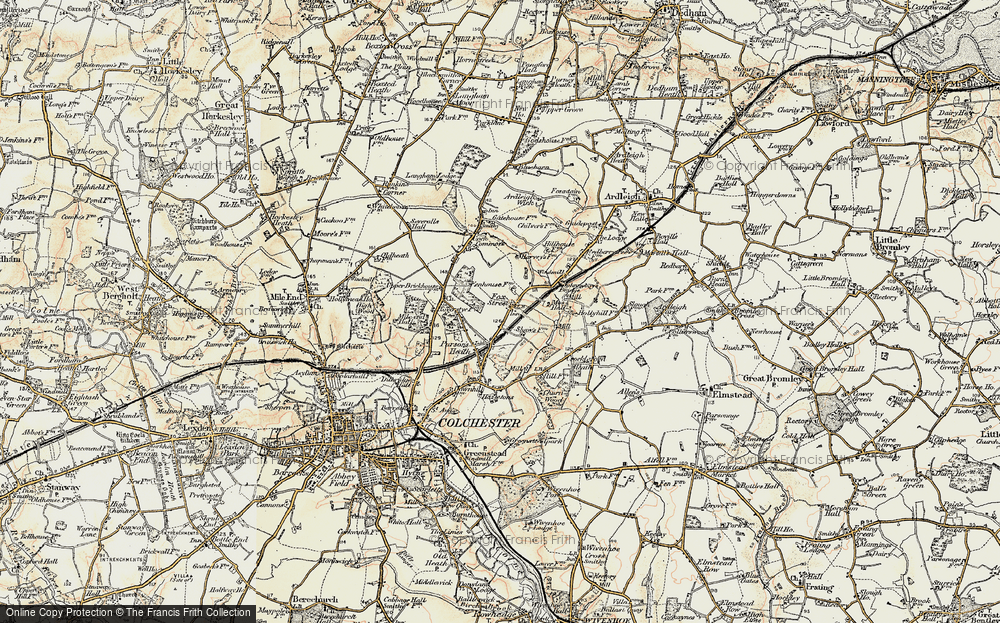 Old Map of Fox Street, 1898-1899 in 1898-1899
