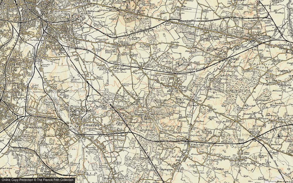 Old Map of Foxbury, 1897-1902 in 1897-1902