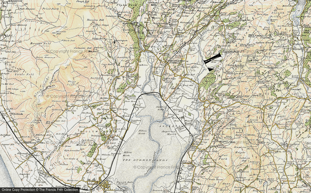 Old Map of Foxfield, 1903-1904 in 1903-1904