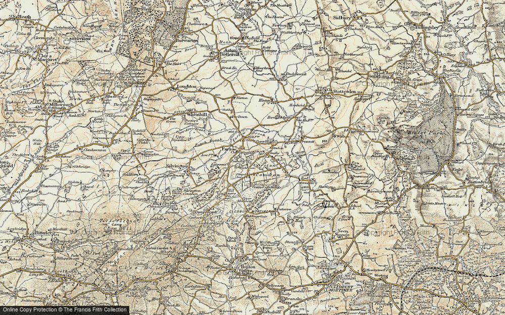 Old Map of Foxholes, The, 1901-1902 in 1901-1902