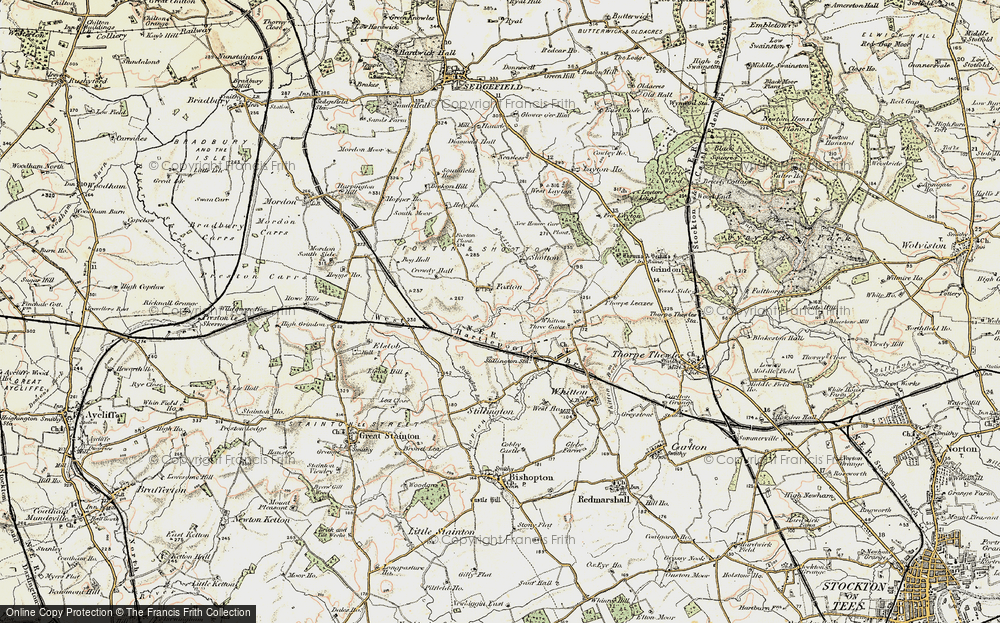 Old Map of Foxton, 1903-1904 in 1903-1904