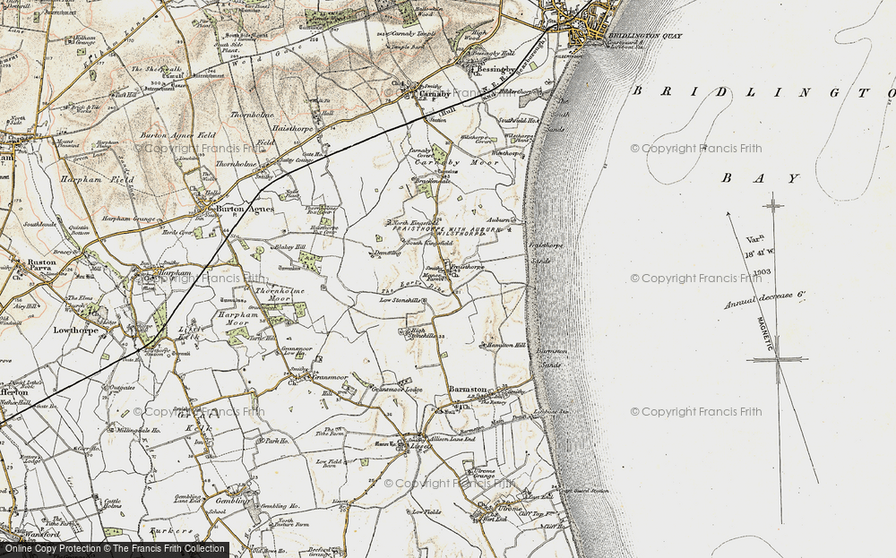 Old Map of Fraisthorpe, 1903-1904 in 1903-1904