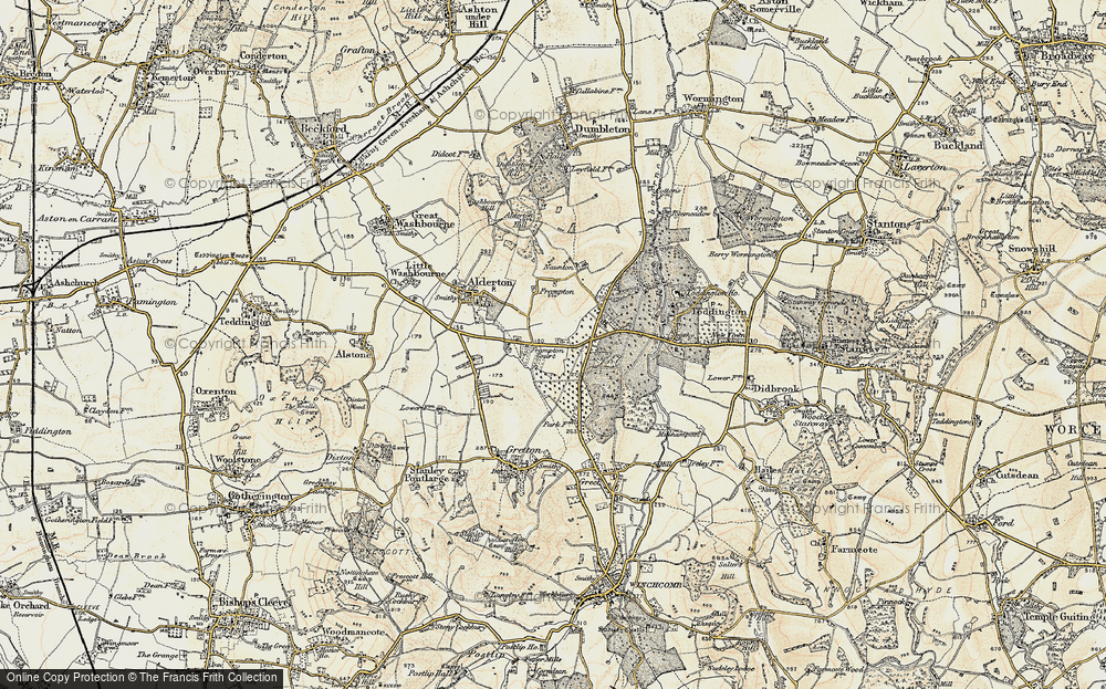 Old Map of Frampton Court, 1899-1900 in 1899-1900