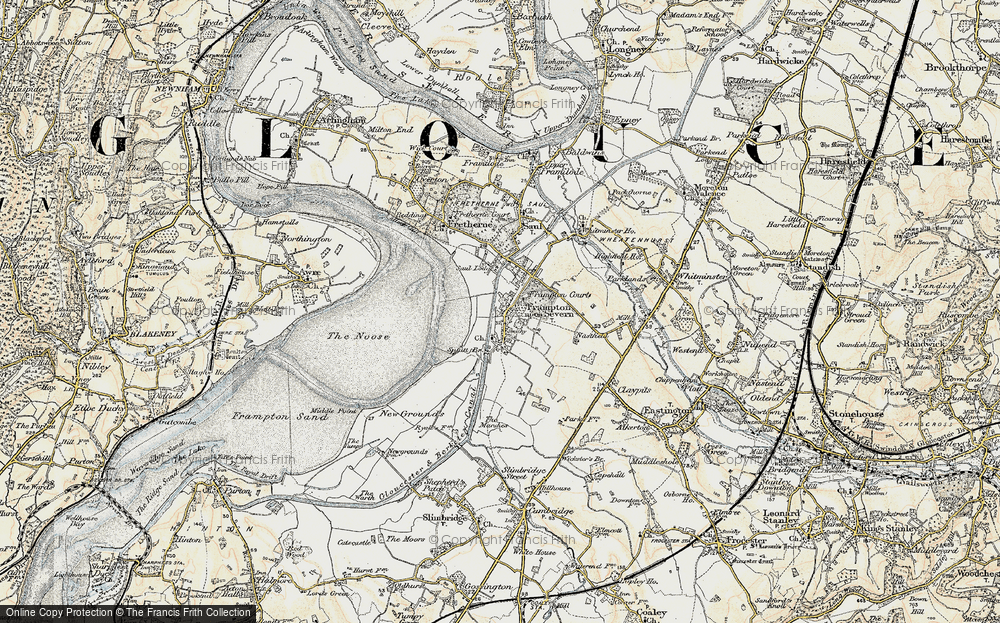Old Map of Frampton On Severn, 1898-1900 in 1898-1900