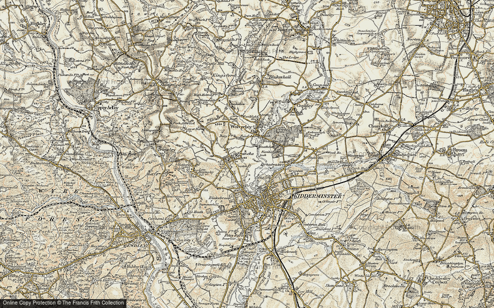 Old Map of Franche, 1901-1902 in 1901-1902
