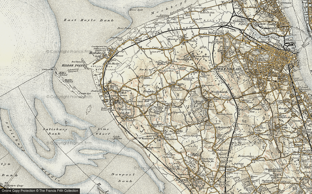Old Map of Frankby, 1902-1903 in 1902-1903