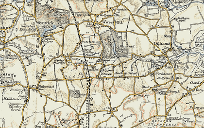 Old map of Frankfort in 1901-1902