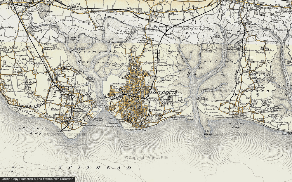 Old Map of Fratton, 1897-1899 in 1897-1899