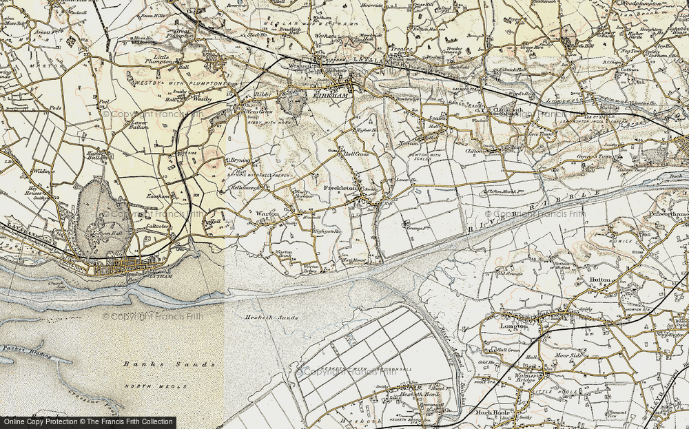 Old Map of Freckleton, 1903 in 1903