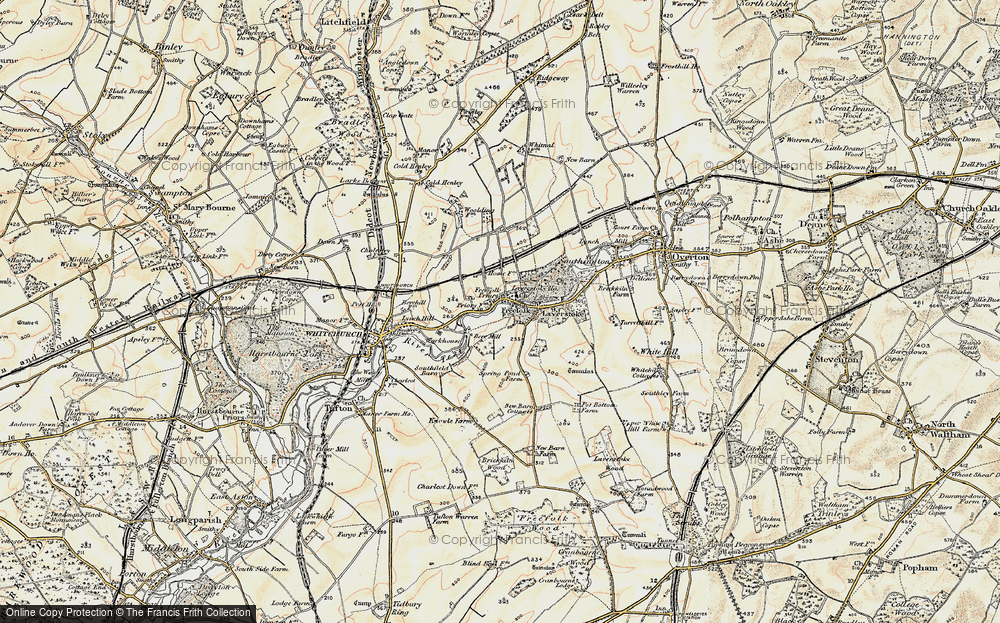 Old Map of Freefolk, 1897-1900 in 1897-1900