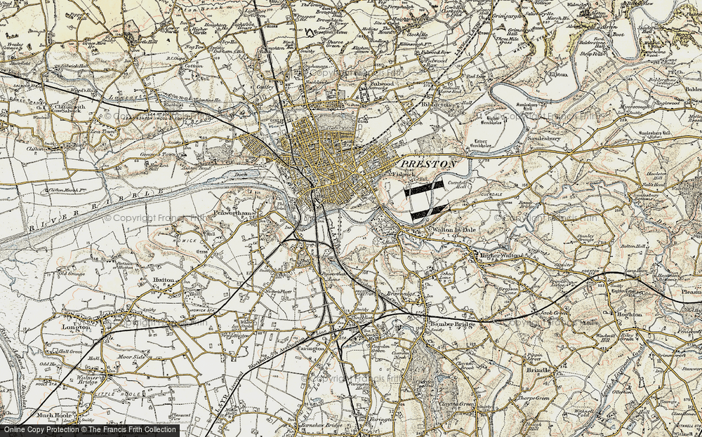 Old Map of Frenchwood, 1903 in 1903