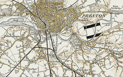Old map of Frenchwood in 1903