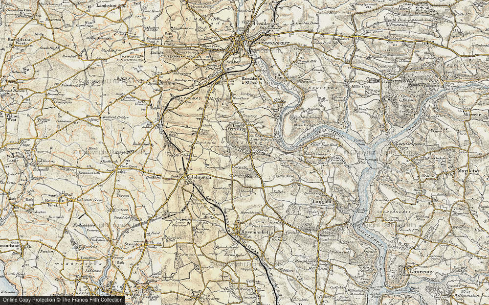 Old Map of Freystrop, 1901-1912 in 1901-1912