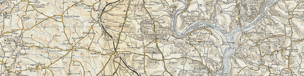 Old map of Freystrop in 1901-1912