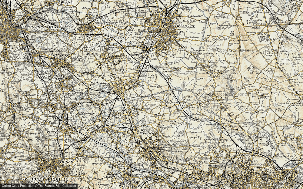 Old Map of Friar Park, 1902 in 1902