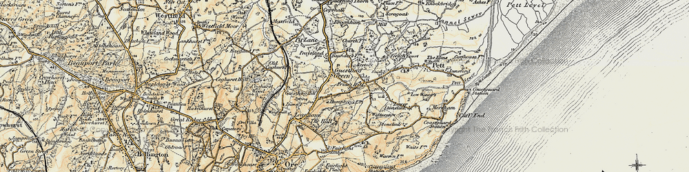 Old map of Friar's Hill in 1898