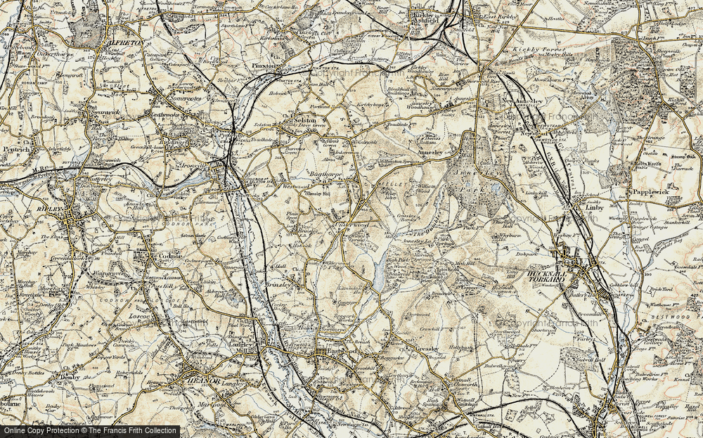 Old Map of Friezeland, 1902 in 1902